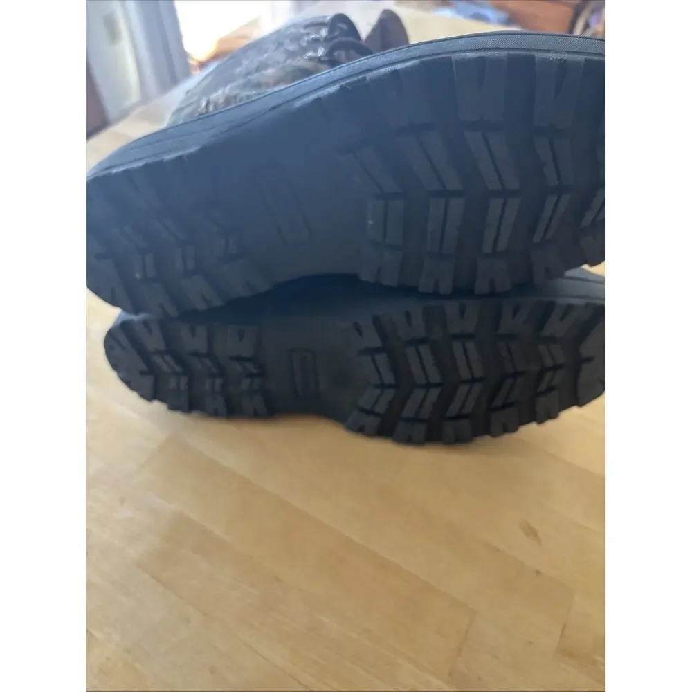 Men’s 13 Ozark Trail camo boots 3M Thinsulate insulation waterproof rubber shell